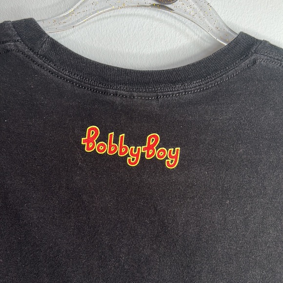 Logic Bobby Boy Records Black Tee Size M - Picture 4 of 5